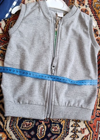Gri Fermuarlı Erkek Çocuk Yeleği - Görsel 5