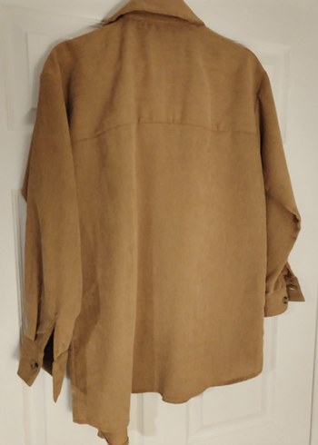 LCW kadife bol kesim kadife kadın Gömlek - Görsel 5