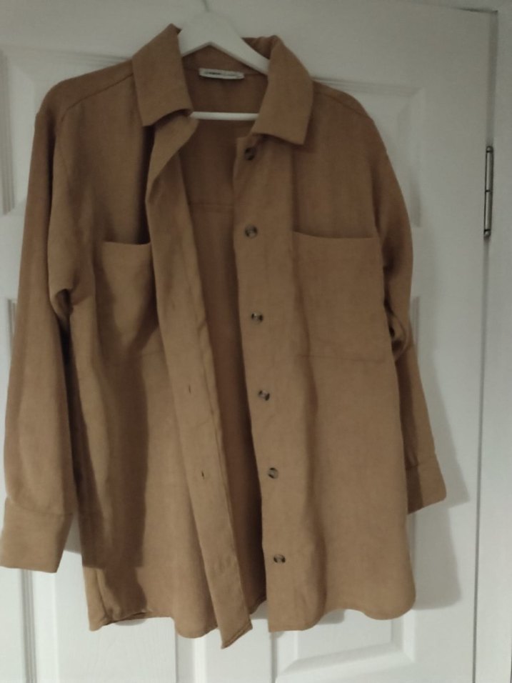 LCW kadife bol kesim kadife kadın Gömlek - Görsel 2