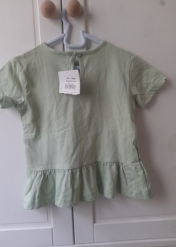 Kız bebek Fırfırlı Tişört kullanılmadı etiketli - Görsel 2