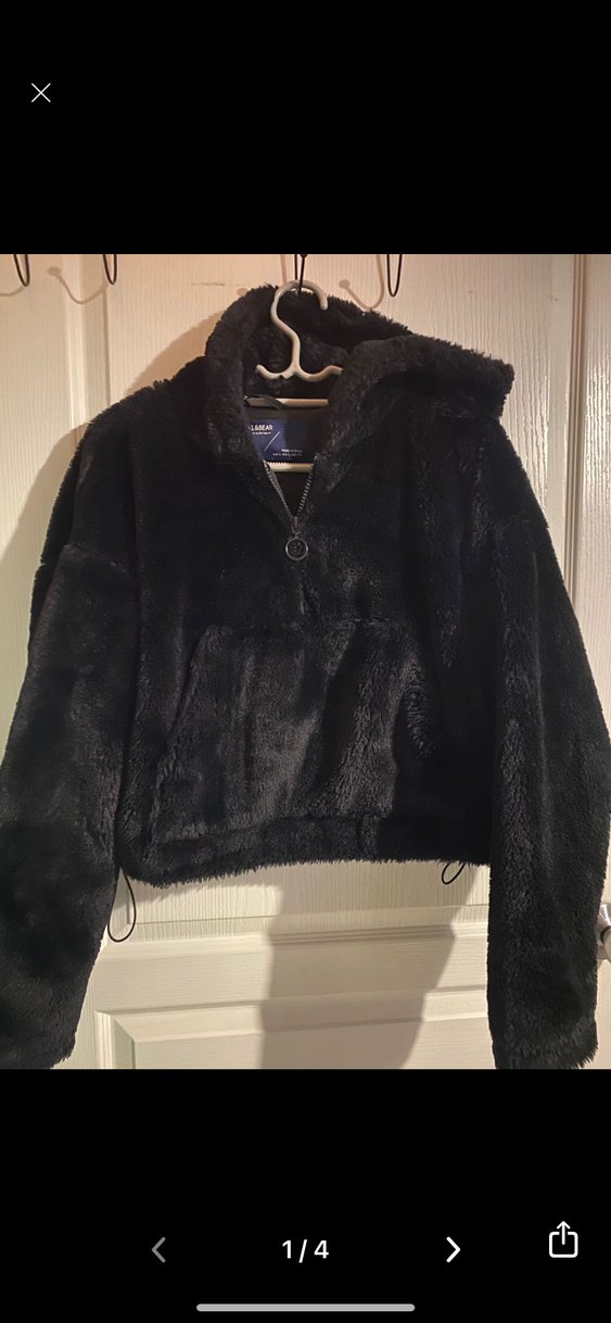 Siyah Kürklü Midi Kadın Mont - Görsel 3