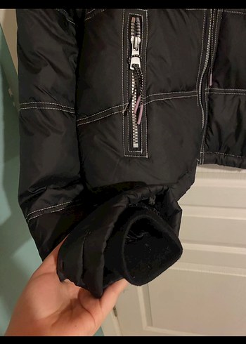 Pull and Bear Siyah Fermuarlı Kadın Street Wear Ceket
