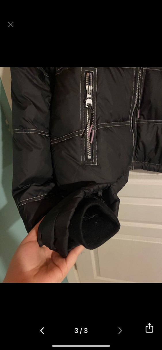 Siyah Fermuarlı Kadın Street Wear Ceket - Görsel 3