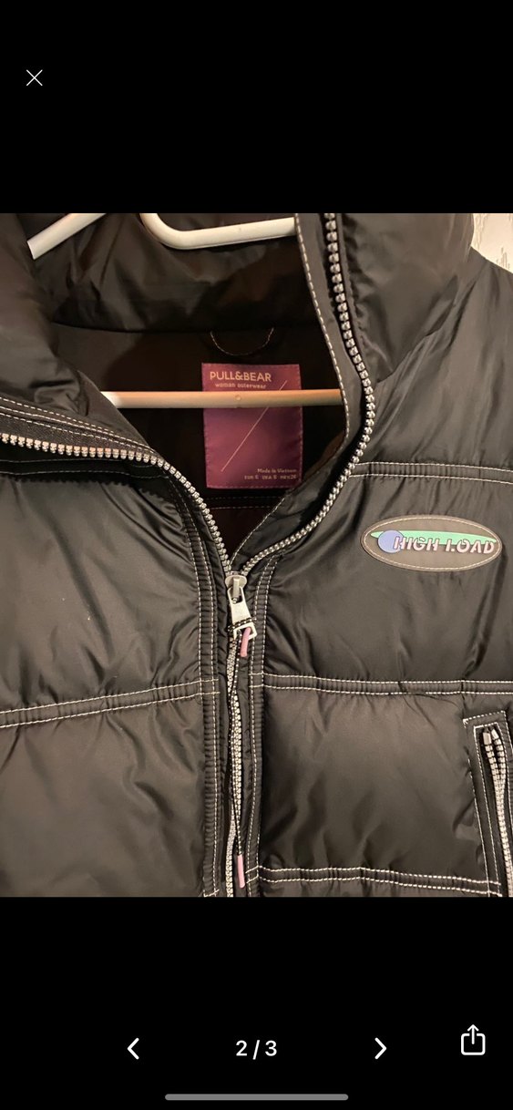 Siyah Fermuarlı Kadın Street Wear Ceket - Görsel 2