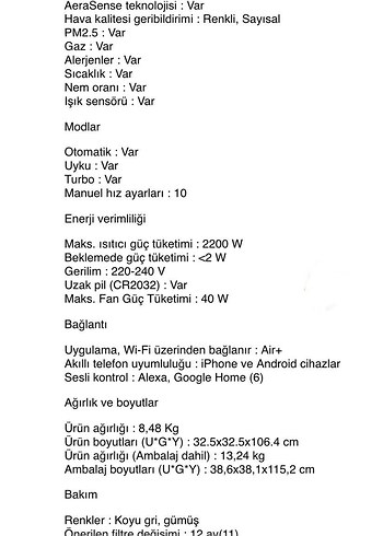 Philips hava Temizleyici - Görsel 4