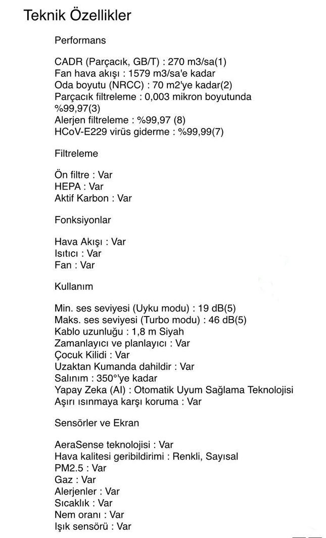 Philips hava Temizleyici - Görsel 3