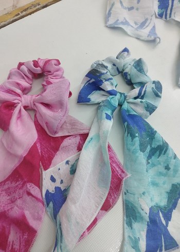 Bohem Tarz Pastel Renkli Kurdeleli Saç Tokası