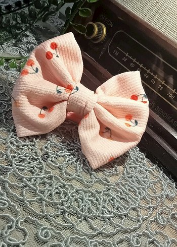 tekli orta boy lastikli fiyonk Saç Tokası - Görsel 2