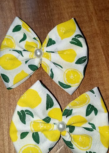 2li limon desenli klipsli toka - Görsel 2