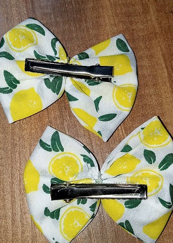 2li limon desenli klipsli toka - Görsel 3