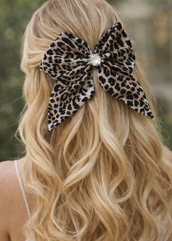 2li Leopar Desenli Elastik Saç Tokası Seti - Görsel 2