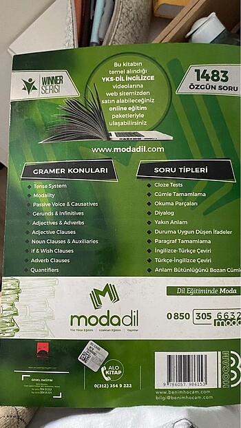 modadil yks dil ingilizce sınav stratejileri soru tipleri 2 soru