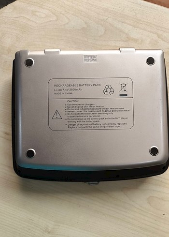 Coby TF-DVD7005 7 İnç Taşınabilir DVD Oynatıcı lens yok - Görsel 9