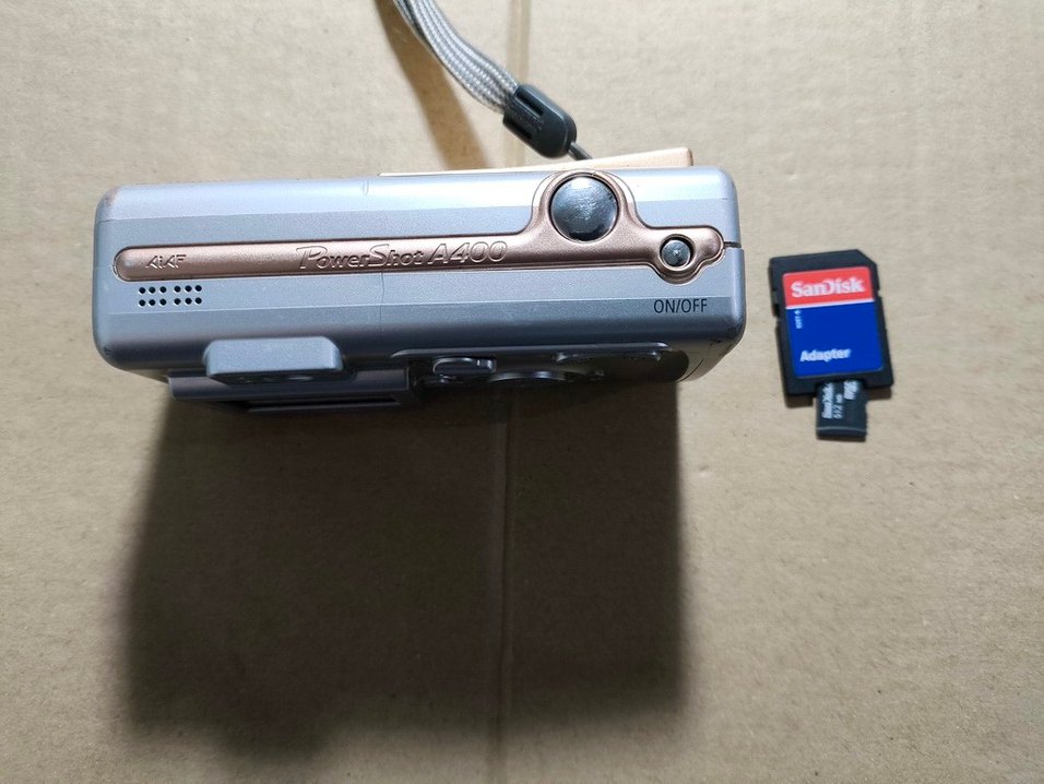 Canon PowerShot A400 3MP Dijital Fotoğraf Makinesi 512mb Kartlı - Görsel 4