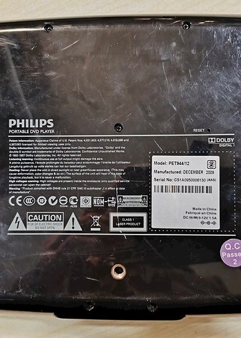 Portatif DVD Oynatıcı PHİLİPS PET94412 - Görsel 8