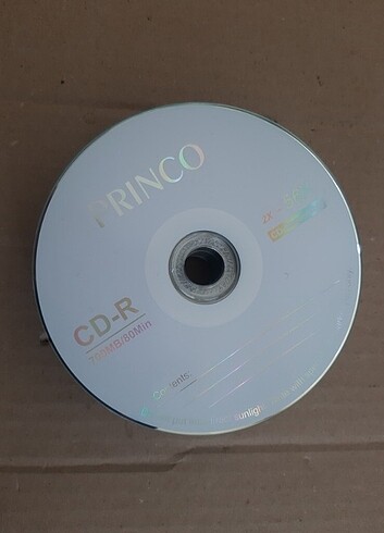 20 ADET BOŞ CD 700 MB PRİNCO 56 X CD-R ORİJİNAL