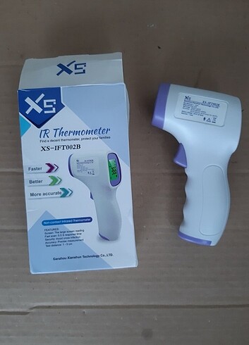 XS TEMAZSIZ KIZIL ÖTESİ VÜCUT VE ALINDAN ATEŞ ÖLÇER TERMOMETRE
