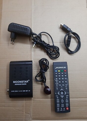 uydu alıcısı moonstar HDMI li kanallar kurulu
