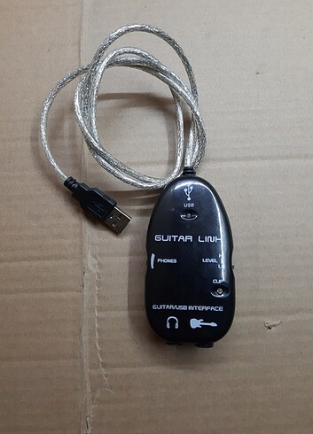 USB Gitar Kablosu Çevirici Dönüştürücü Aparat