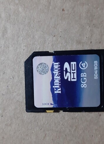 8 Gb Sd kart Kingston