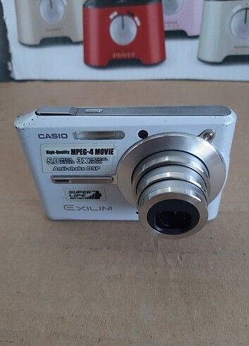 Casio Exilim EX-S500 5MP 3X Zoom Dijital Fotoğraf Makinesi 2GB K