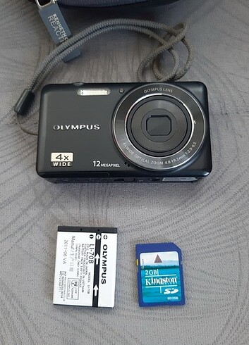 Olympus VG-110 12MP 4X Zoom Dijital Fotoğraf Makinesi 2GB kartlı