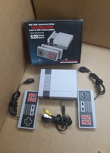 Retro Klasik Tv Mini Oyun Konsolu, Dahili 620 Games