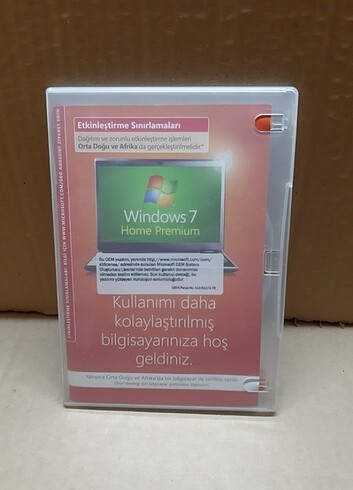 windows 7 lisanlı cd 