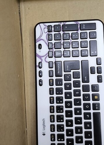 logitech K360 Kablosuz Türkçe Q Klavye - Görsel 4
