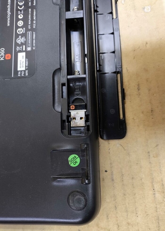 logitech K360 Kablosuz Türkçe Q Klavye - Görsel 3