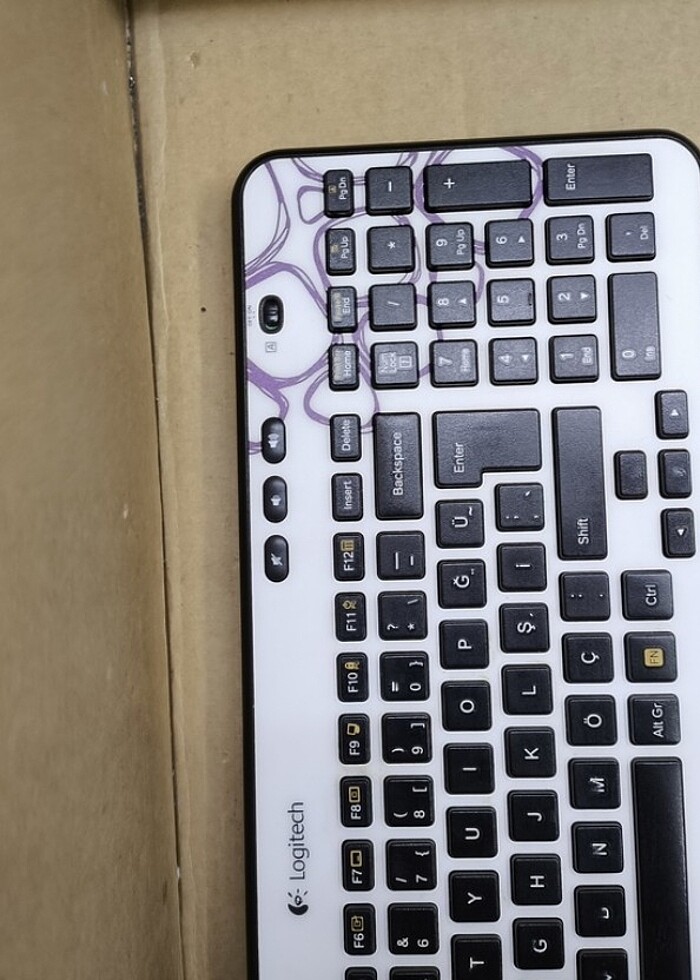 logitech K360 Kablosuz Türkçe Q Klavye - Görsel 4