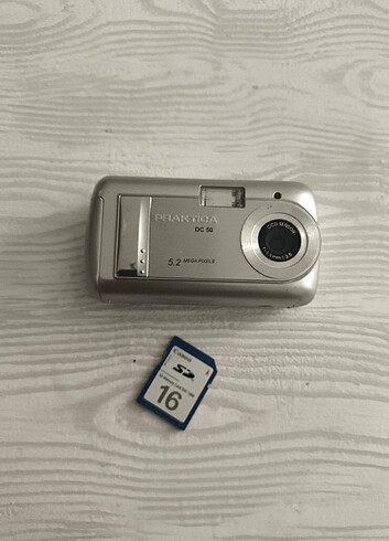 Praktica Dc 50 5,2MP 3X Zoom Dijital Fotoğraf Makinesi 16MB Kart