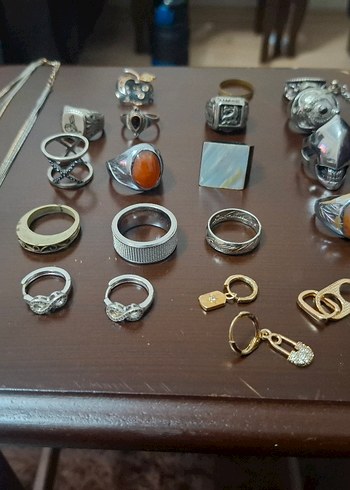 Kadın Vintage Altın Tokalı Yüzük - Görsel 2