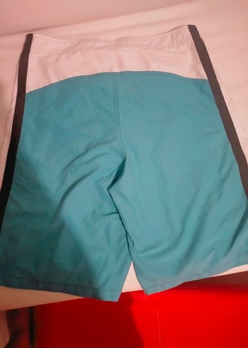 Mavi Erkek Bel Detaylı Midi Deniz Şortu - Görsel 3