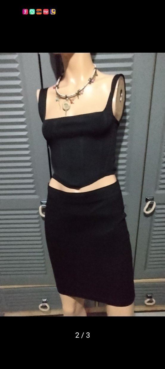 bayan askılı bluz crop - Görsel 2