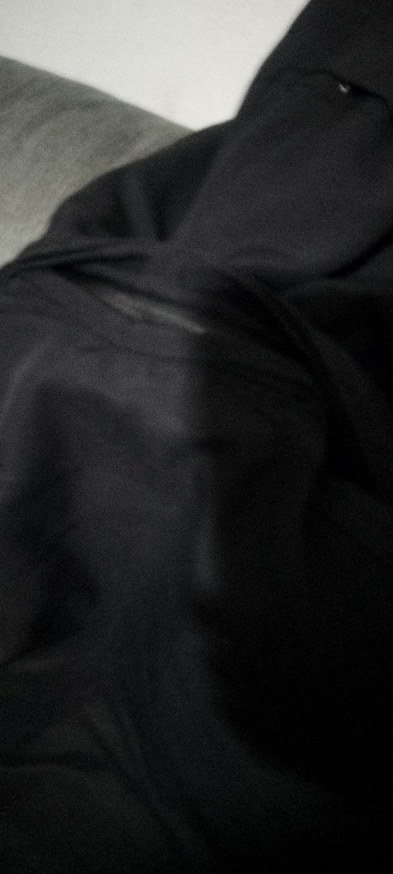 Düğmeli Siyah Erkek Midi Mont - Görsel 4