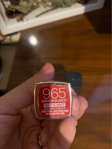 Maybelline Kirmizi Mat Ruj Maybelline New York