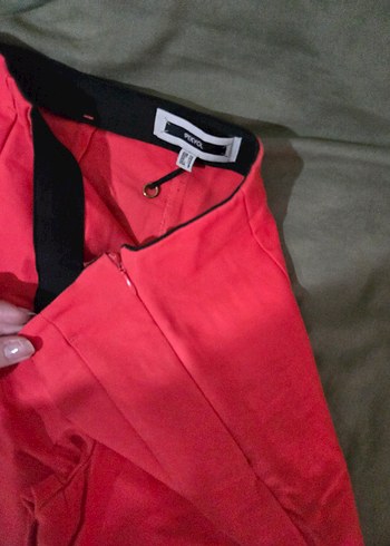 Nar Çiçeği Kadın Kumaş Pantolon - Görsel 3