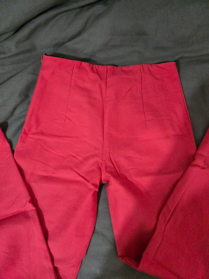 Nar Çiçeği Kadın Kumaş Pantolon - Görsel 2