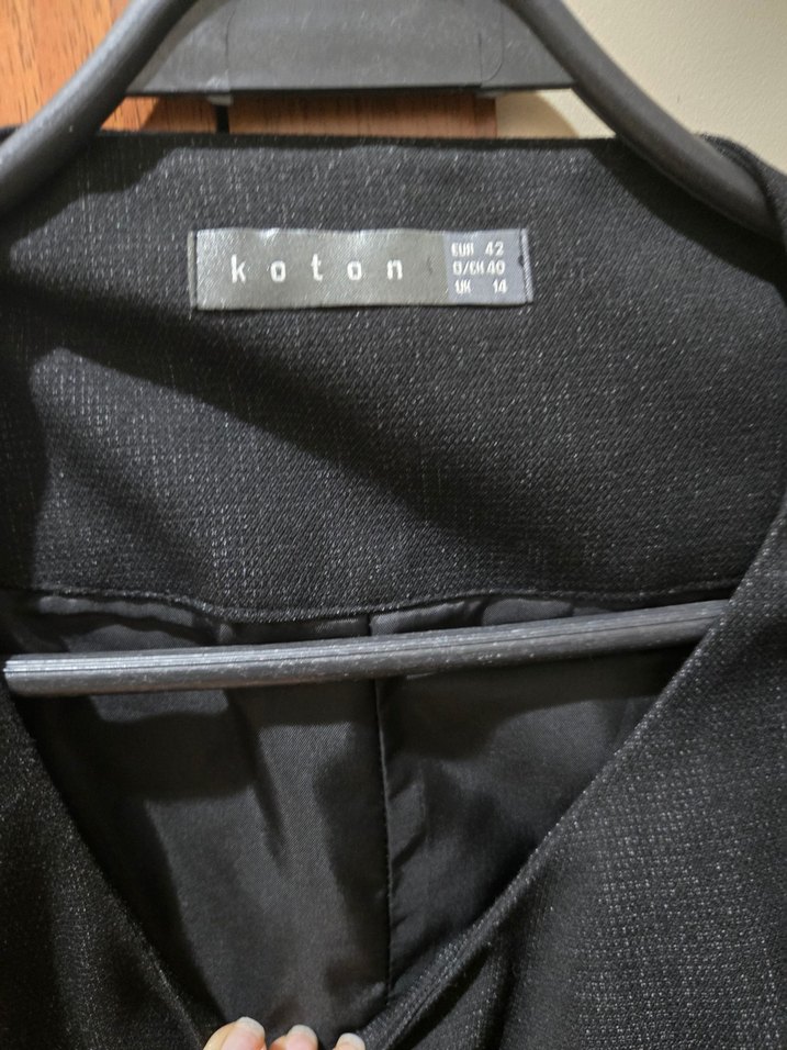 Uzun Kollu Siyah Midi Kadın Triko Elbise - Görsel 3