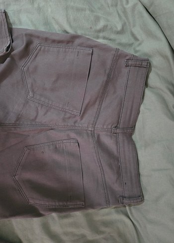 Haki Kadın Likralı Pantolon Midi Boy - Görsel 2