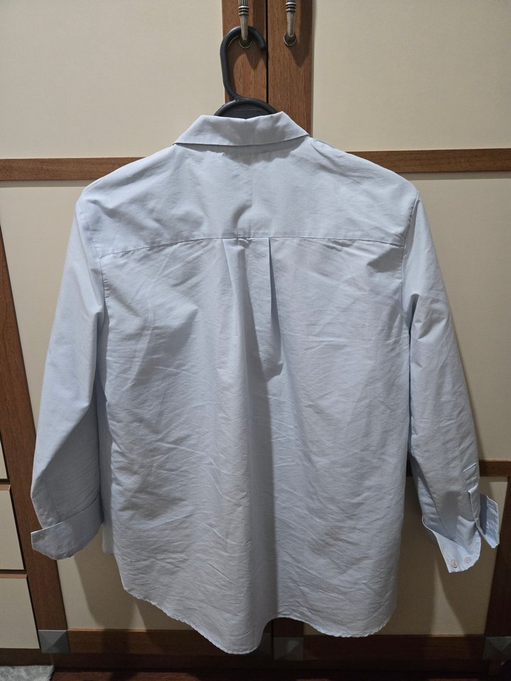 Açık mavi Kadın Gömlek - Görsel 2