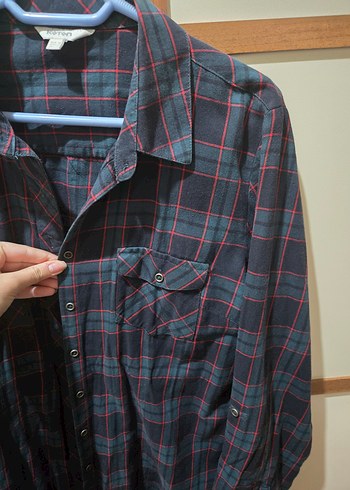 Kareli Kadın Gömlek - Görsel 3