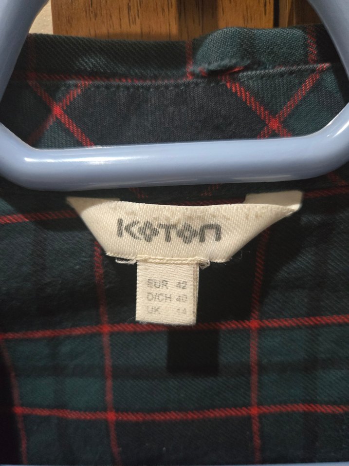 Kareli Kadın Gömlek - Görsel 4