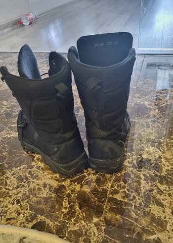 37 Beden Siyah Erkek Outdoor Kauçuk Botlar Velcro