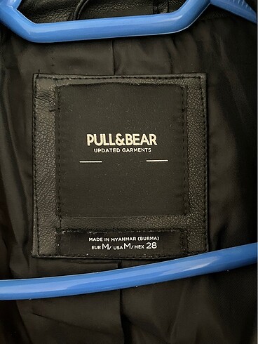 m Beden siyah Renk Pull&Bear Deri Ceket