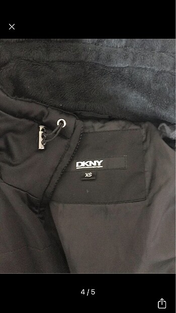 xs Beden DKNY Siyah Mont