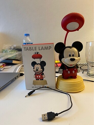 Mickey Mouse Şarjlı Gece Lambası
