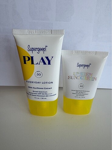 Supergoop! Güneş kremi seti