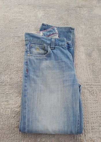 Mavi  Denim Pantolon - Görsel 6